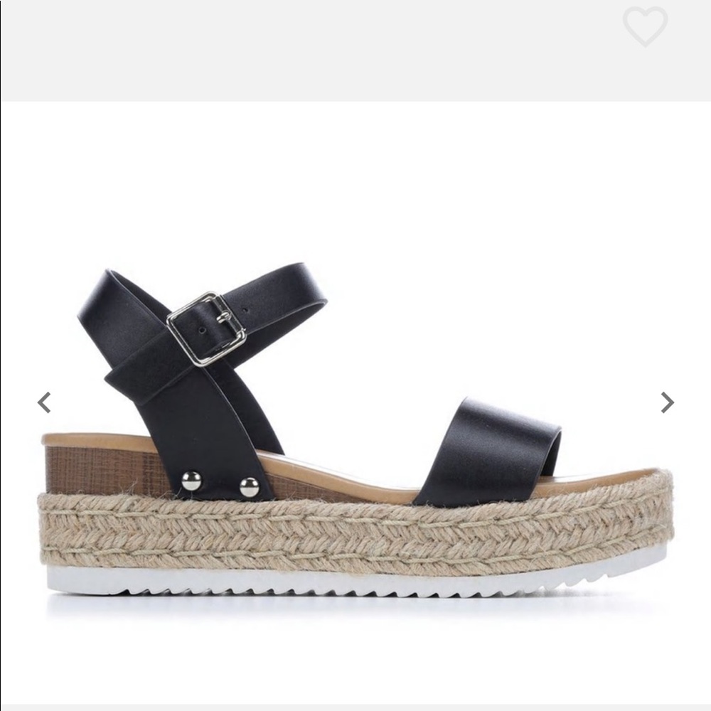 WOMEN'S SODA CLIP ESPADRILLE WEDGES, SIZE 7.5